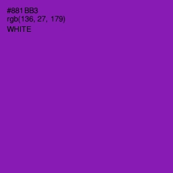 #881BB3 - Violet Eggplant Color Image